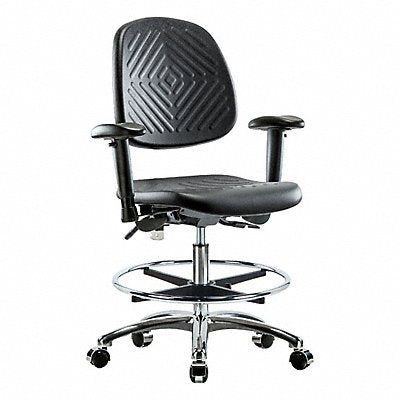GRAINGER BRNCRPMBCHMBCRT0A1CFCCBLK Poly CR Chr Med Md Bk AA FR C Blk