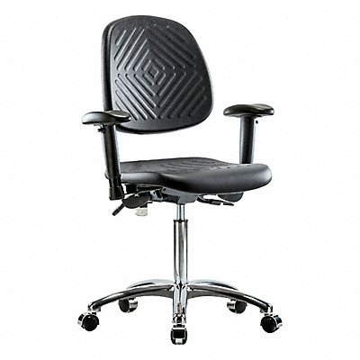 GRAINGER BRNCRPMBCHMBCRT1A1NFCCBLK Poly CR Chr Med Md Bk T AA C Blk