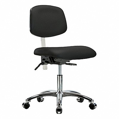 GRAINGER BRNCRVDHCHCRT1A0CC8540 Vinyl CR Chair Low Tilt Cast Blk