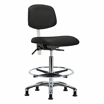 GRAINGER BRNCRVHBCHCRT0A0CFRG8540 Vinyl CR Chair High FR Stat Blk