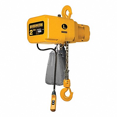 HARRINGTON NER020L30 Extended Lift Electric Chain Hoist