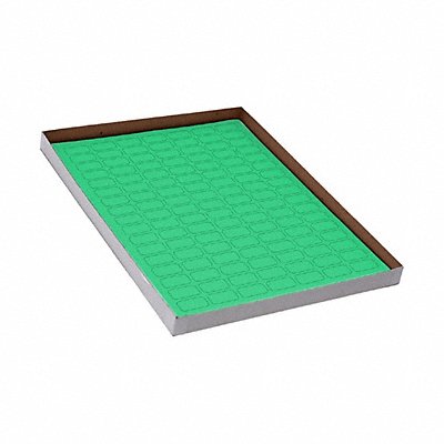 GRAINGER GRAINGC118 Cyro Label Green Polypropylene PK20