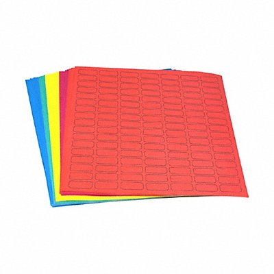 GRAINGER GRAINGC11 Cyro Label Assorted Polypropylene PK20