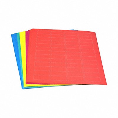GRAINGER GRAINGC133 Cyro Label Assorted Polypropylene PK20