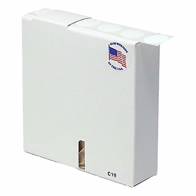 GRAINGER GRAINGC19 Cyro Label White Polypropylene