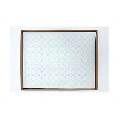 GRAINGER GRAINGC21 Cyro Label White Polypropylene PK20