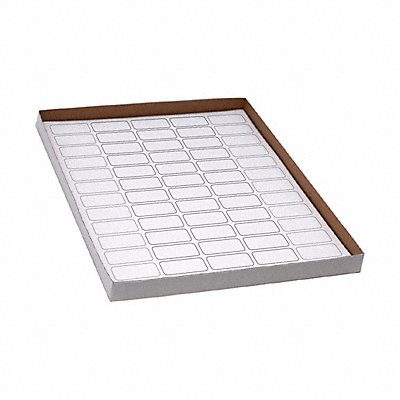 GRAINGER GRAINGC74 Cyro Label White Polypropylene PK20