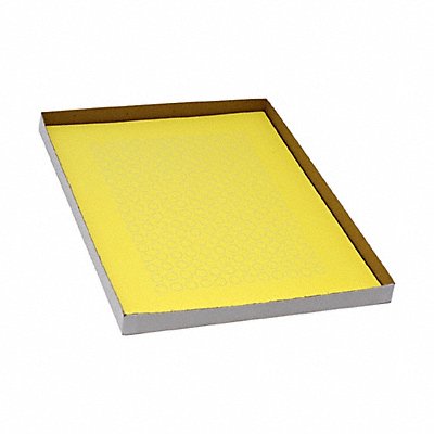 GRAINGER GRAINGC84 Cyro Label Yellow Polypropylene PK20