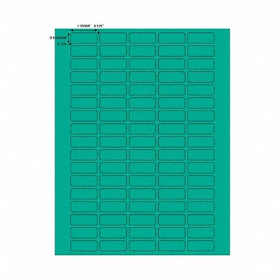 GRAINGER GRAINGC9 Cyro Label Assorted Polypropylene PK20