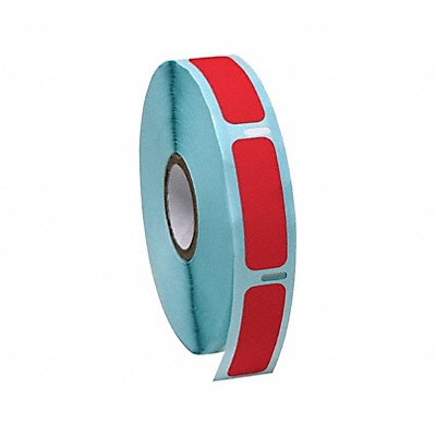 GRAINGER GRAINGDTC11 Cryogenic Label Red Polypropylene