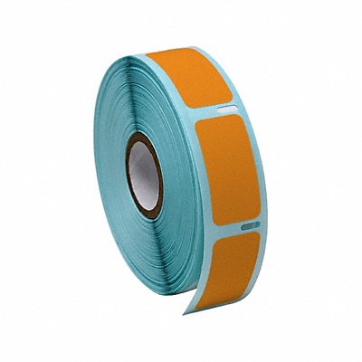GRAINGER GRAINGDTC16 Cryogenic Label Orange Polypropylene