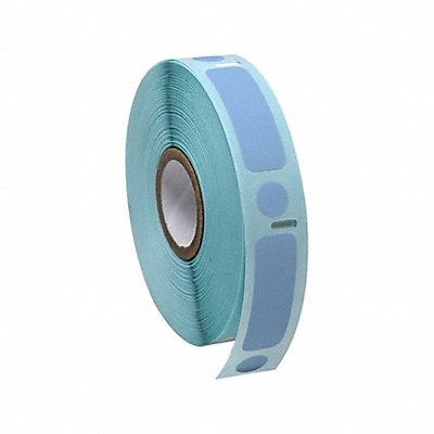 GRAINGER GRAINGDTC34 Cryogenic Label Blue Polypropylene