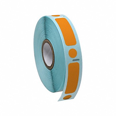 GRAINGER GRAINGDTC36 Cryogenic Label Orange Polypropylene