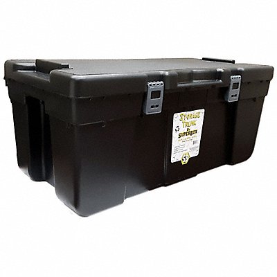 J TERENCE THOMPSON C1 Storage Trunk Black PP 13 3/4 in