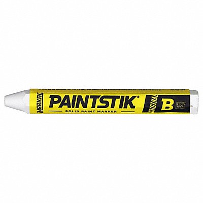 MARKAL 80250 Solid Paint Markers White 4-1/2 L