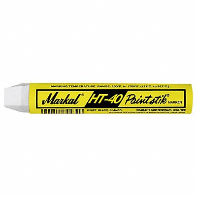 MARKAL 81610 Hot Surface Marker Paint White 4-3/4 L
