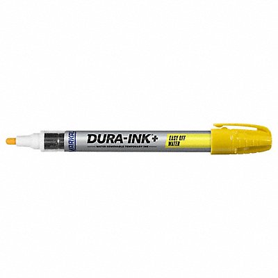 MARKAL 96311 Temporary Ink Marker 5-3/4 L Yellow