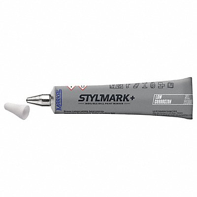MARKAL 97160 Liquid Paint Markers Tube 6-1/4 L White