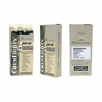 ABILITY ONE 6260010000000 Light sticks White 6In PK10