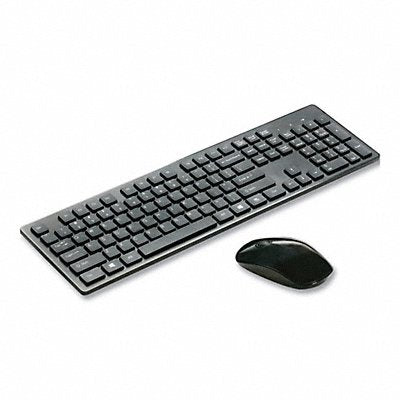 SKILCRAFT 7025020000000 Keyboard/Mouse Set Wireless 20 1/2 in L