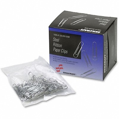 SKILCRAFT 7510000000000 Paper Clip PK 1000