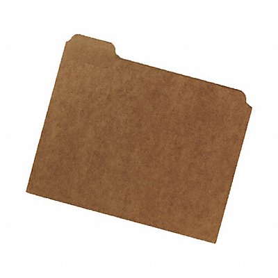 ABILITY ONE 7530000000000 Folder Letter 1/4 Cut Kraft PK100