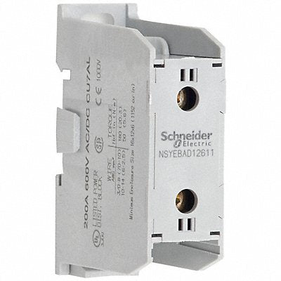 SQUARE D NSYEBAD12611 Power Distribution Block Al/Cu 600V AC/DC