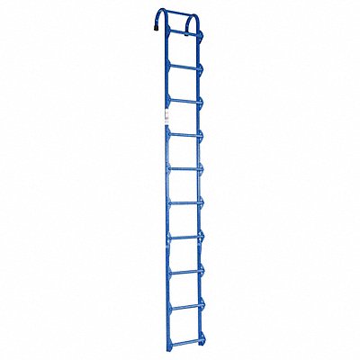 VESTIL NTAL10 Storage Tank Ladder 10 ft 3 In H Steel