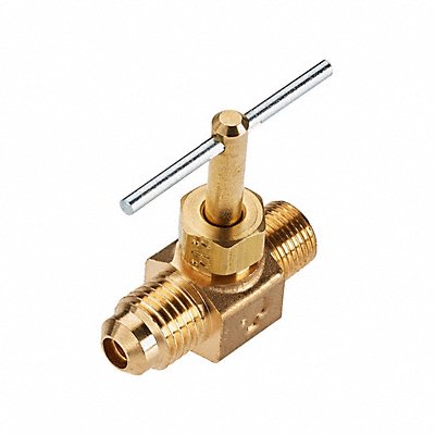 PARKER NV103F42 Needle Valve 1/4 in Flare to Male Pipe