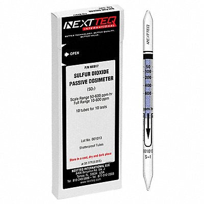 NEXTTEQ NX917 Single-Gas Detection Tube PK 10