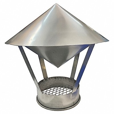 NORDFAB 8010007062 Weather Cap Steel 18 ga Thick Round