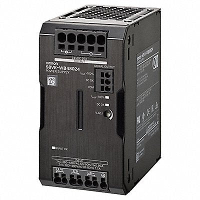 OMRON S8VKX12024AEIP Power Supply DIN Rail Mount 120 W 5 A