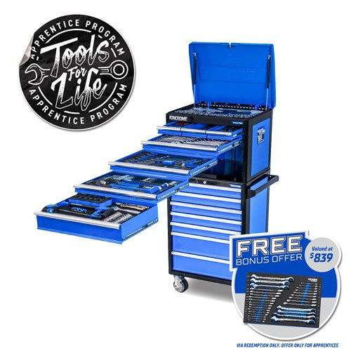 Kincrome P1710 EVOLUTION Workshop Tool Kit 306 Piece 14 Drawer (26”)