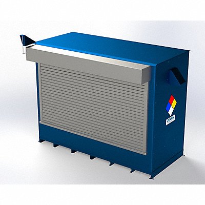 DENIOS P191305 Storage Locker Load 10000 lb 153 W 84 D