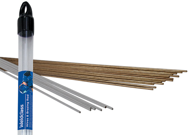 Weldclass P2-FRMB24B/10 Braz Rods Manganese Bronze Bare 2.4mm Pk10