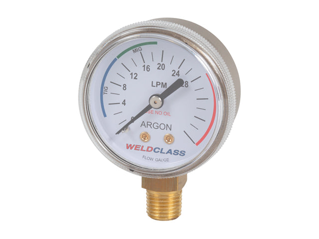 Weldclass P4-LPARG Regulator Gauge Inert / Argon / CO2 Low / Delivery Pressure 0-28Lpm Flow