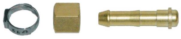 Weldclass P4-RHHCK10 Nut + Tail + Clamp Kit Suit 10mm ID Hose RH (Oxy, Argon, CO2)