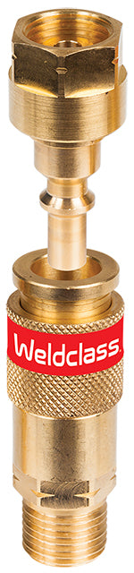 Weldclass P4-TQCF Quick-Coupling Set For Torch Acet/LPG