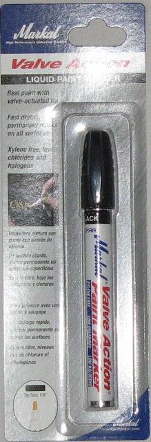 Marker P6-PMB Paint Valve-Action Carded Black (096803)