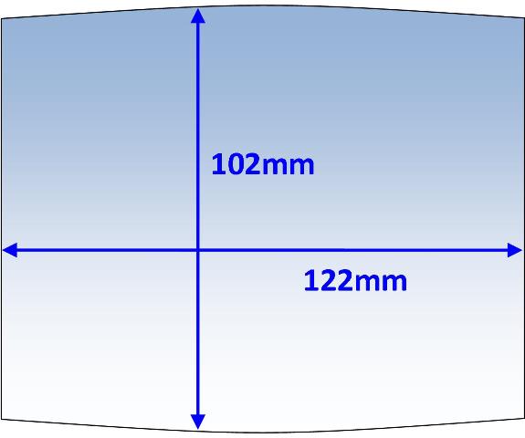 Weldclass P7-CLM2/10 Lens Clear Outer 122x102mm Suit Mach2/WIA Blue Pk10