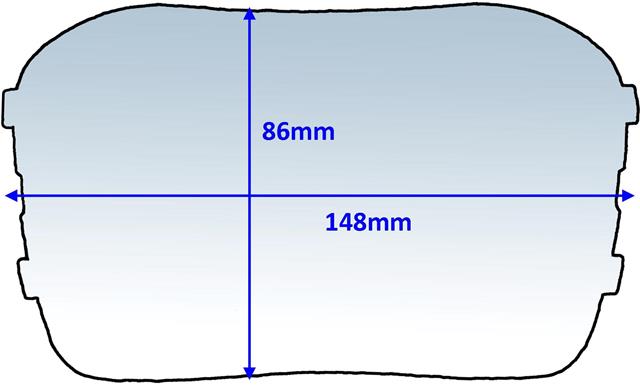 Weldclass P7-CLSG1/10 Lens Clear Outer Suit Speedglas 100 Pk10