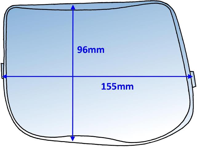 Weldclass P7-CLSG91/10 Lens Clear Outer Suit Speedglas 9100 / G5-01 Pk10