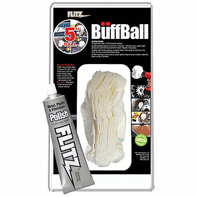 FLITZ PREMIUM POLISHING PRODUCTS PB10150 Buffing Ball Polishing Type 5 Size