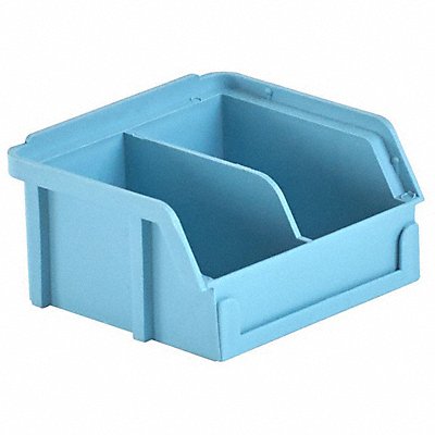 LEWISBINS PB41XLtBlue Hang and Stack Bin Light Blue PP 6 in