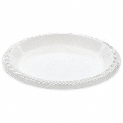 PACTIV MI10 Disposable Plastic Plate 10 1/4 in White PK500