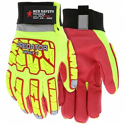 MCR SAFETY PD4903S Impact Mechanics Glove PR