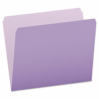 GRAINGER PFX152LAV Letter File Folders Lavender PK100