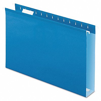GRAINGER PFX4153X2BLU Box Hanging File Folders Blue PK25