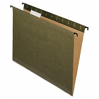 GRAINGER PFX615215 Hanging File Folder Std Green PK20