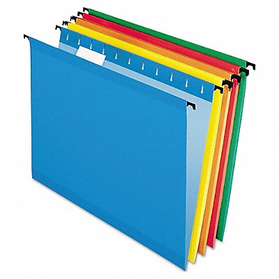 GRAINGER PFX615315ASST Hanging File Folders Assorted PK20